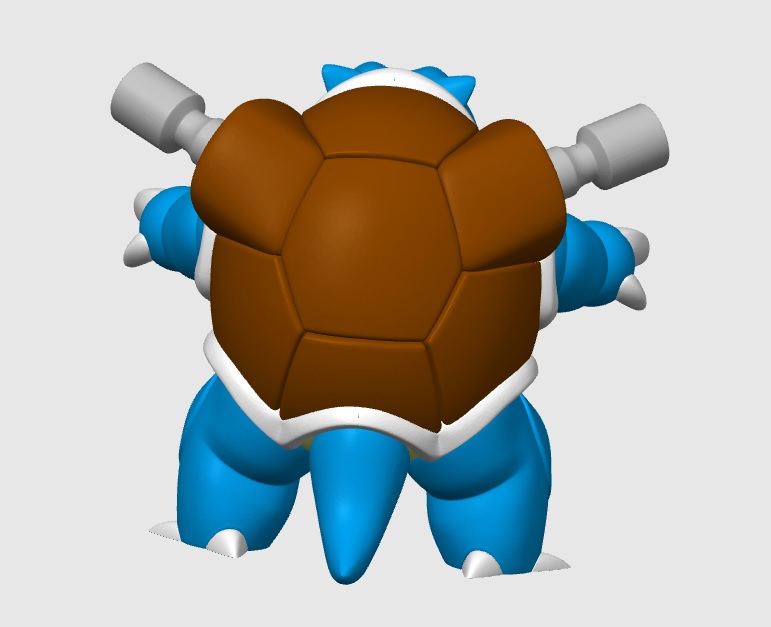 Mô Hình Blastoise - Pokemon - Đa Sắc