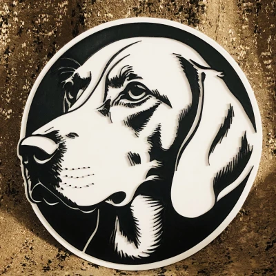 Mô hình trang trí tường Vizsla