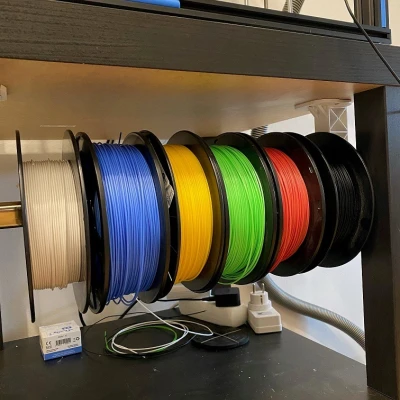 Giá Đỡ Cuộn Dây Tóc Cho Kệ IKEA Lack