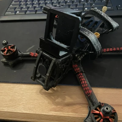 Giá đỡ Gopro 9 10 kèm Lọc gió TBS cho BandoKiller v2 và Vifly mini