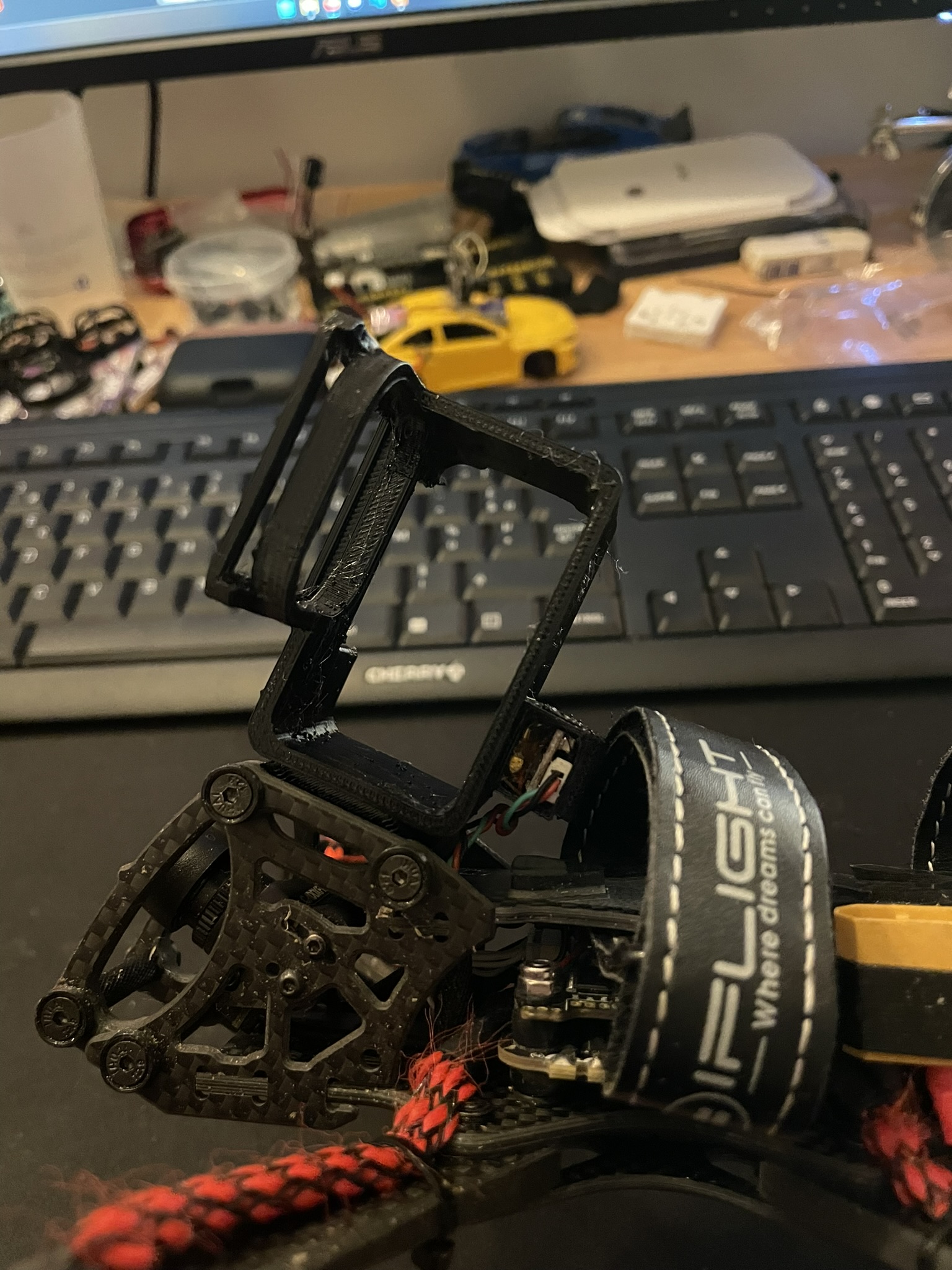 Giá đỡ Gopro 9 10 kèm Lọc gió TBS cho BandoKiller v2 và Vifly mini