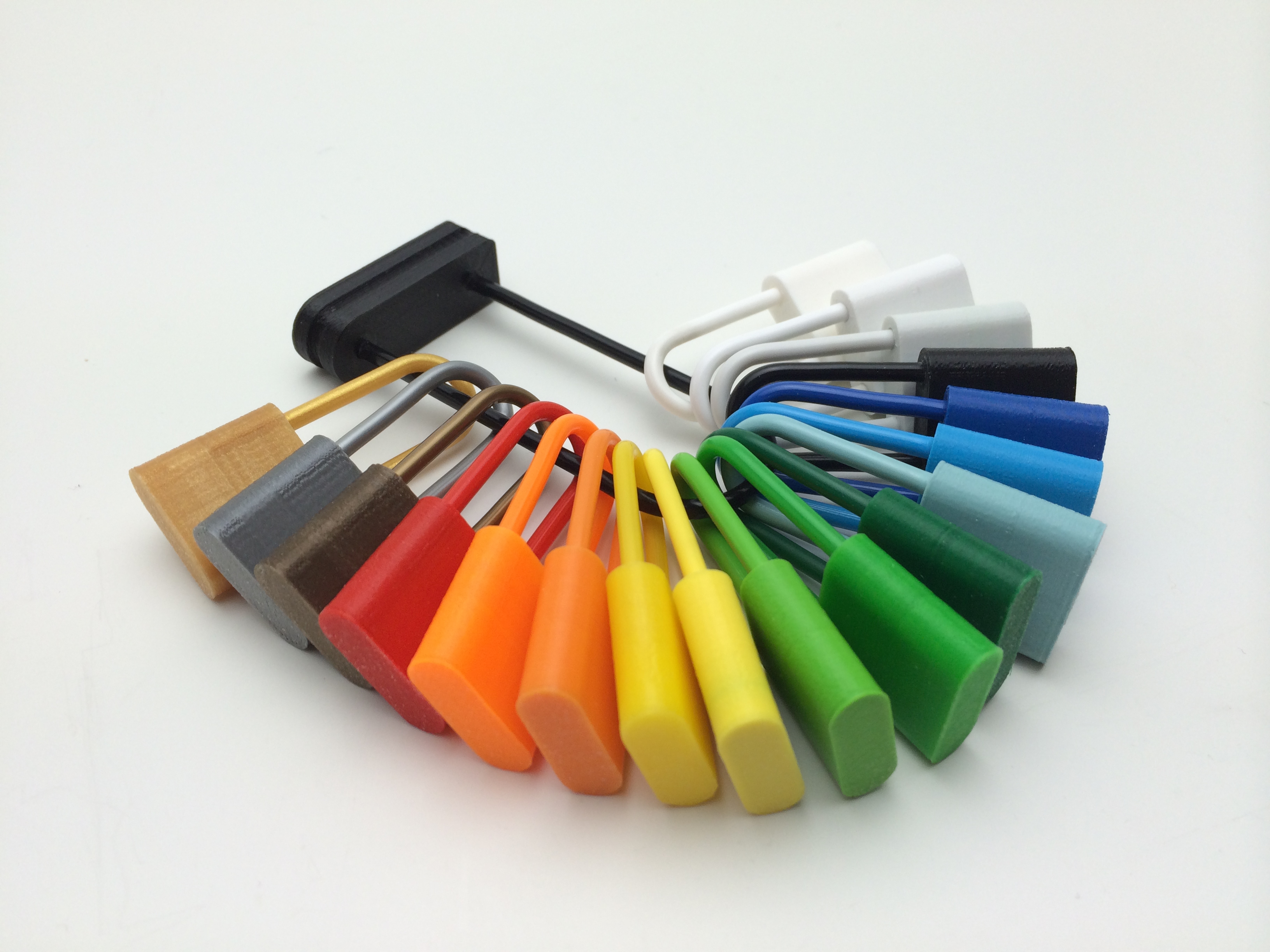 Mẫu Màu Sợi Filament 3 mm