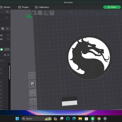 MK Koaster - Đế lót ly Rồng Mortal Kombat