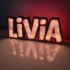 Tên Livia Phát Sáng 3D - Thumbnail 3
