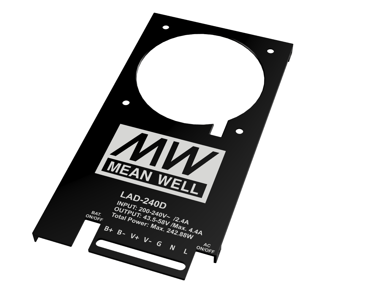 Vỏ che Meanwell LAD-240