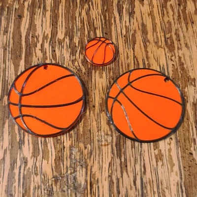 Bông Tai Bóng Rổ Dạng Nụ Và Vòng