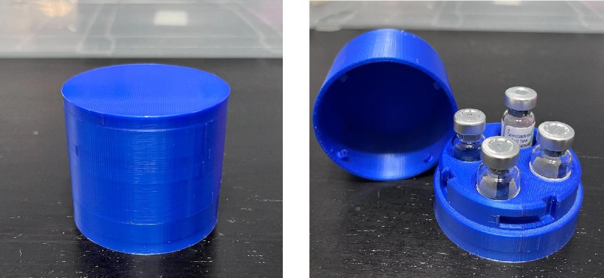 Hộp Đựng Lọ Peptide Có Nắp Liền