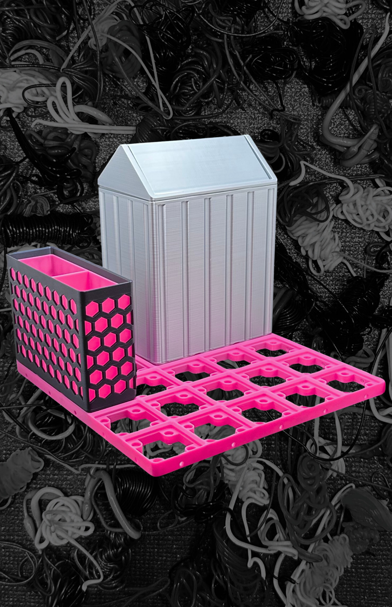 Thùng rác Gridfinity có thể 2x3