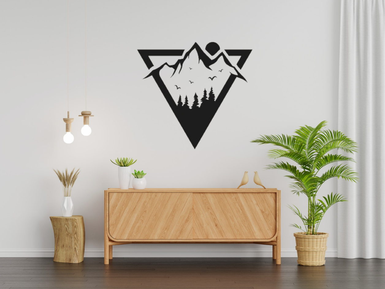 Mẫu "Núi" - Trang trí tường độc đáo