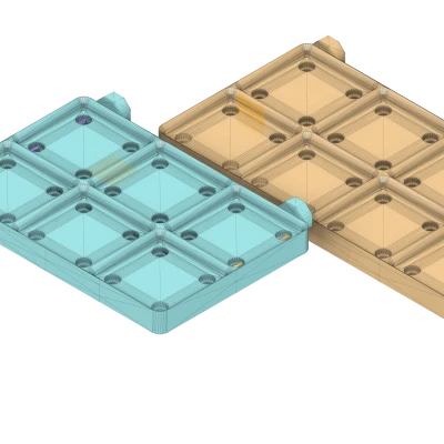 Tấm nền Gridfinity tùy chỉnh cho hệ thống Multiboard