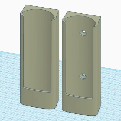 Lửa TV từ xa gắn trên mặt sau phẳng hoặc có lỗ vít | Wandhalter Fernbedienung