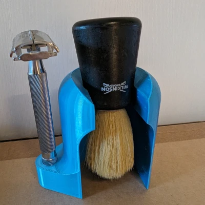 Dao cạo + hỗ trợ bàn chải cạo râu