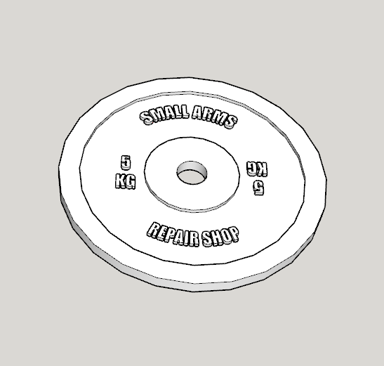 Đĩa Chặn Tạ 5KG 1:10