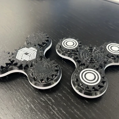 Cò Quay Fidget Spinner Bánh Răng