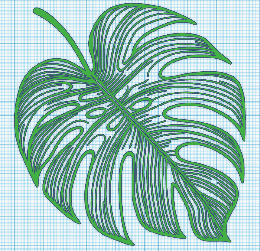 Trang Trí Tường Hình Lá Trầu Bà | Monstera Leaf Wall Decoration
