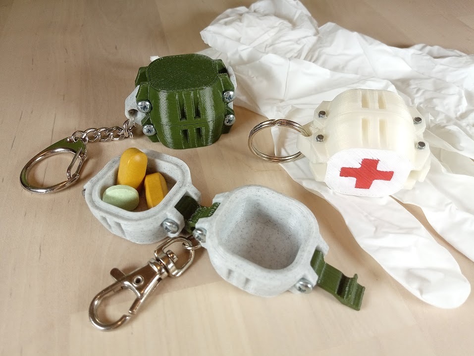 Móc khóa hộp nhỏ nhắn, cứng cáp