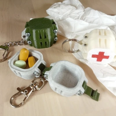 Móc khóa hộp nhỏ nhắn, cứng cáp