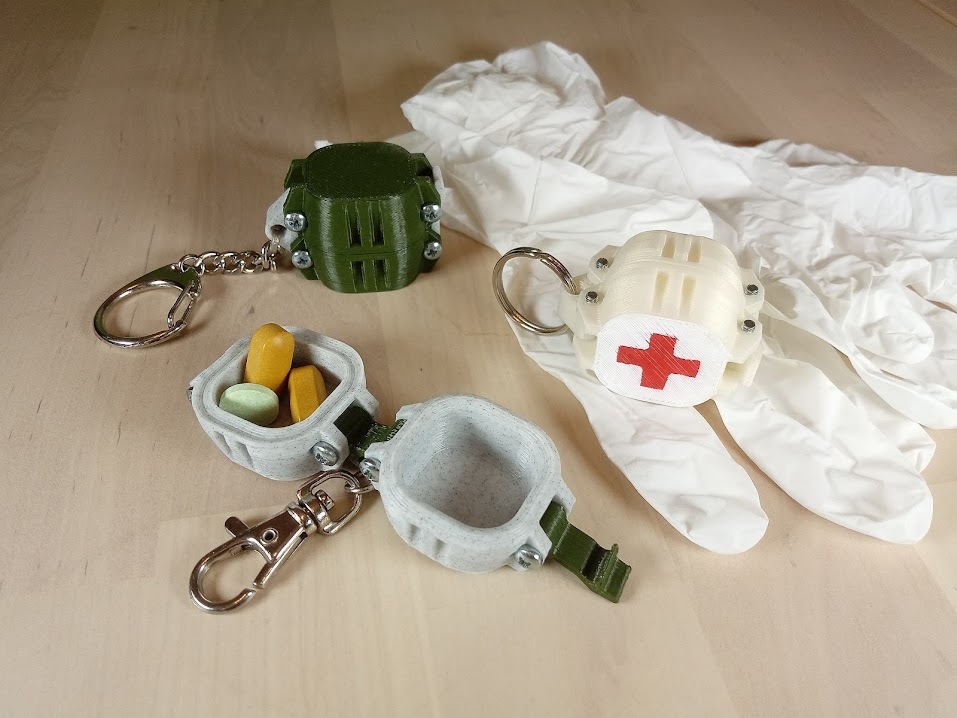 Móc khóa hộp nhỏ nhắn, cứng cáp