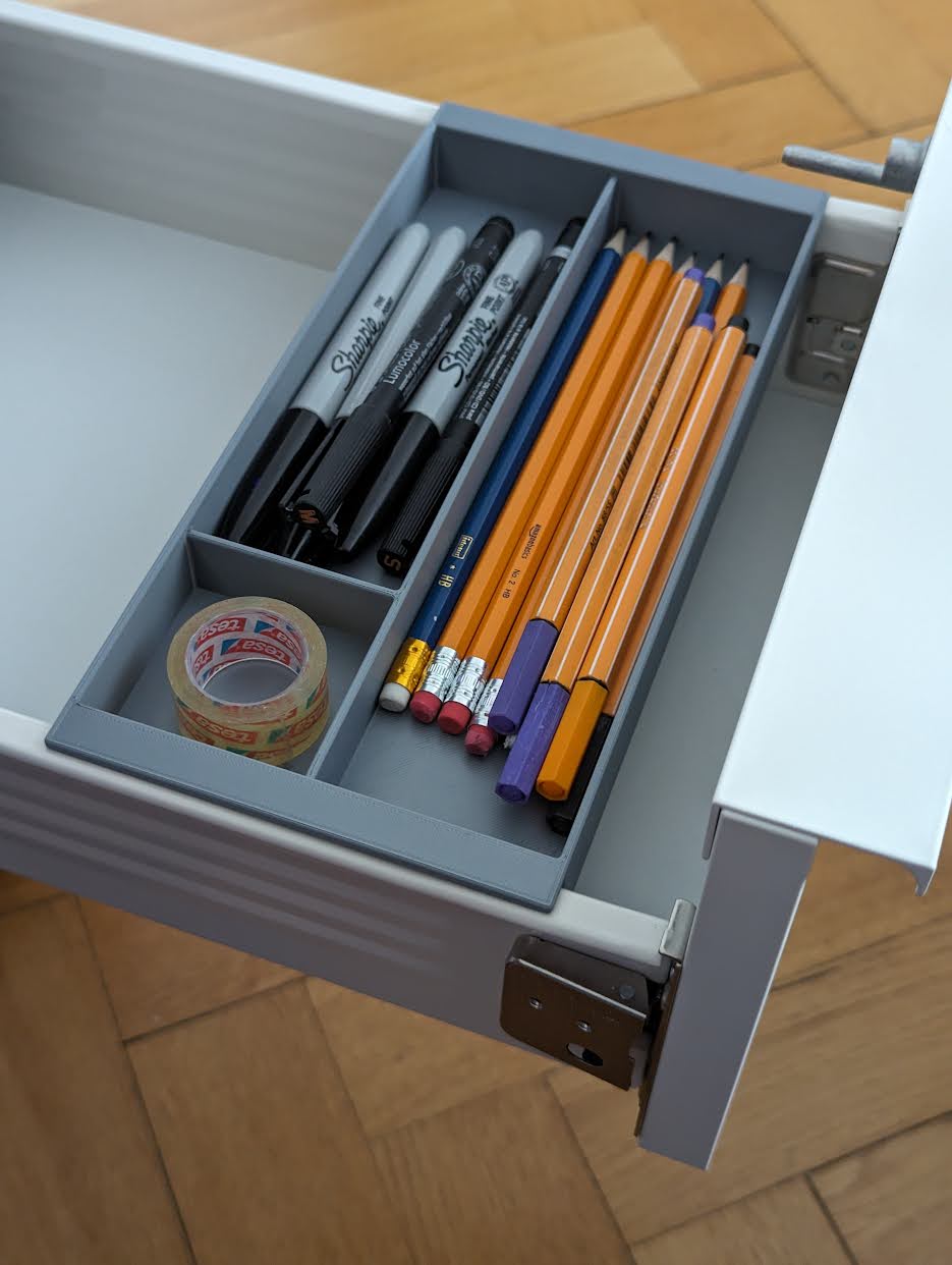 Khay Ngăn Kéo Có Thể Tùy Chỉnh Thông Số (Sliding Drawer Tray - parametric)