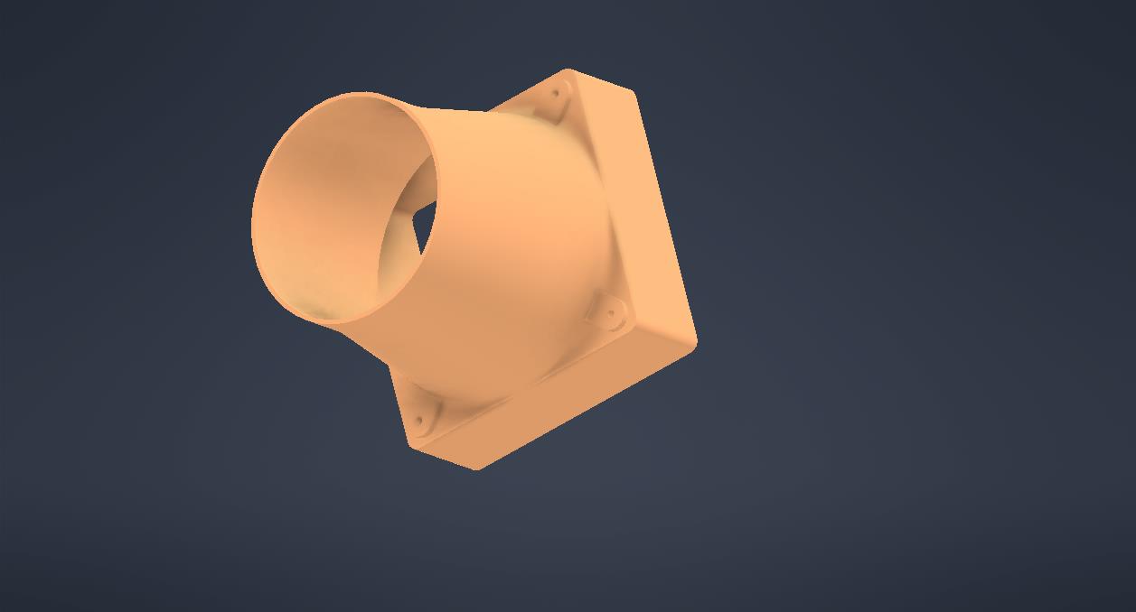 Giảm tốc quạt 120x120mm - đường kính 100