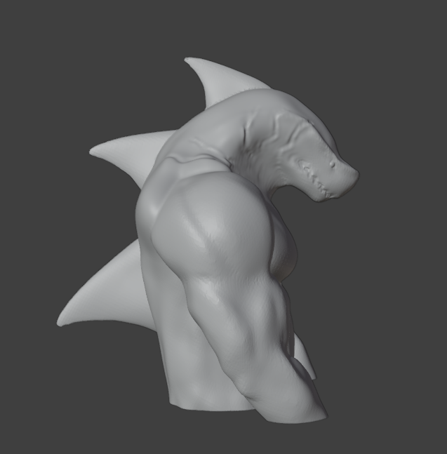 Bức tượng bán thân dân gian cồng kềnh