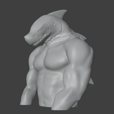 Bức tượng bán thân dân gian cồng kềnh