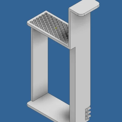 Giá đỡ bộ sưởi máy in Resin Saturn 3 Ultra cho 2 bên trên