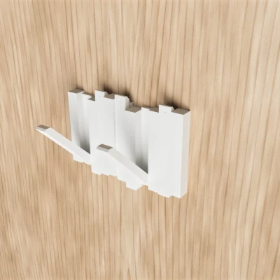 Móc Treo Chìa Khóa và Khẩu Trang Gắn Tường Tiện Lợi