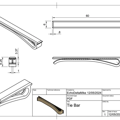 Thanh Cà Vạt / Kẹp Cà Vạt
