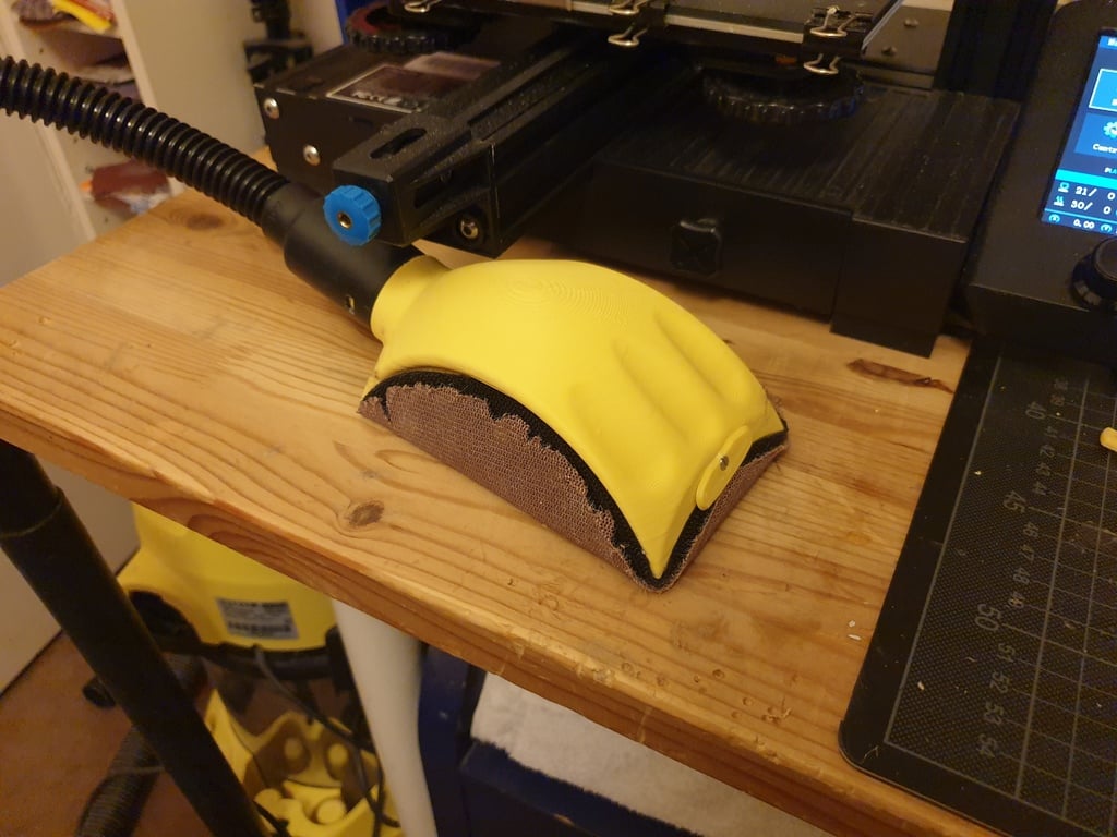 Khối chà nhám kết nối máy hút bụi (150mm)