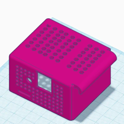 Vỏ Orange Pi Zero 3 có nắp lưới tản nhiệt cho bo mở rộng và vỏ nhôm