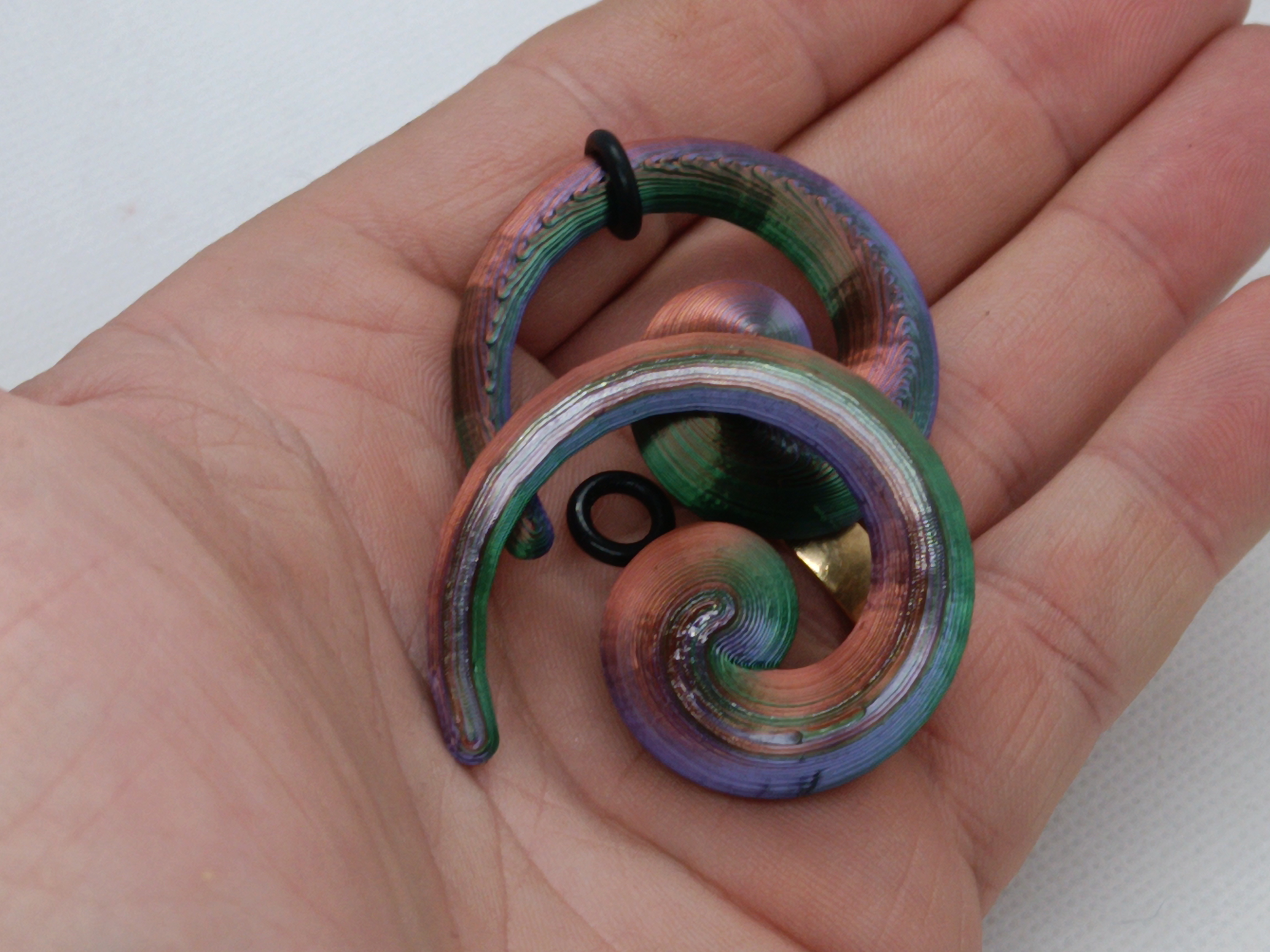 Hoa Tai Xoắn Ốc Koru - Phiên Bản Mượt Mà