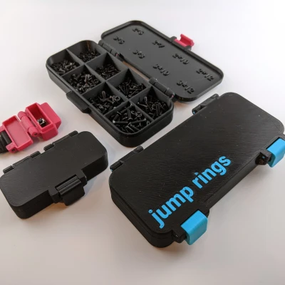 Hộp đựng đồ nhỏ có bản lề theo tham số