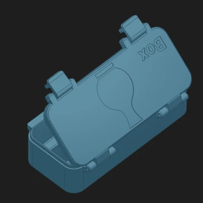 Hộp đựng đồ nhỏ có bản lề theo tham số