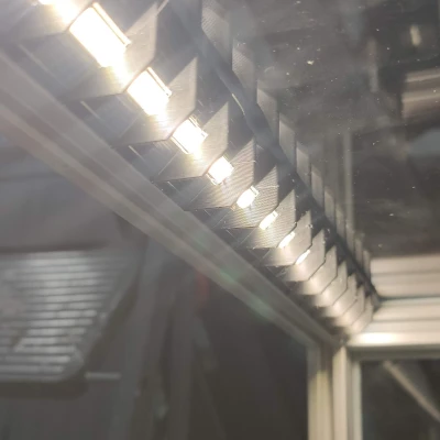 Chụp khuếch tán LED cob 6mm cho profile 2020