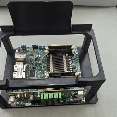 Khay NAS ITX Siêu Ngắn Sâu 4U(ish)