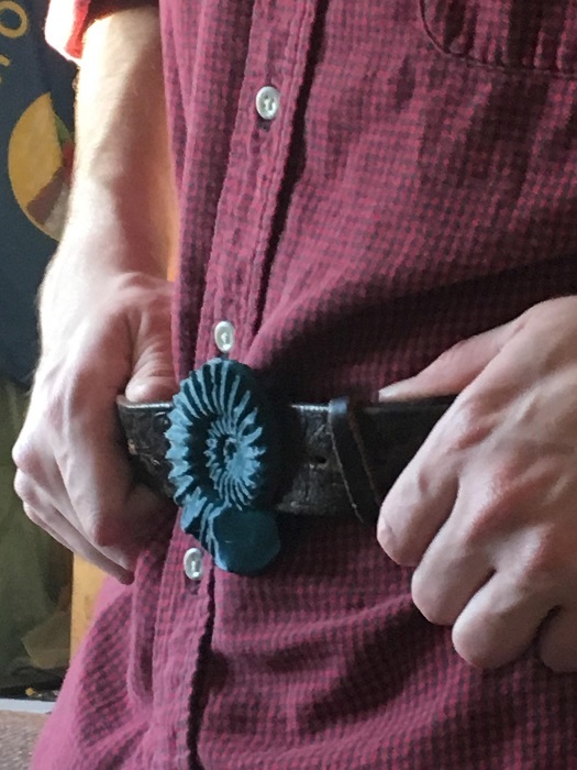 Khóa Dây Nịt Hình Hóa Thạch Cổ Đại (Ammonite Belt Buckle)