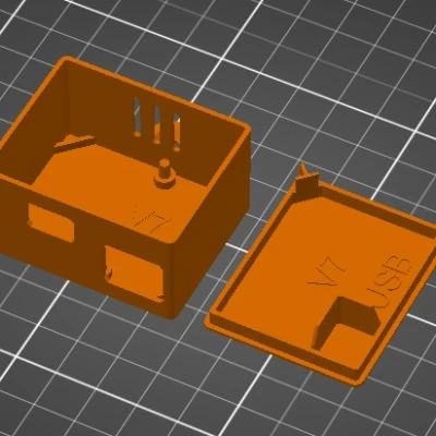 Vỏ hộp cho bộ gateway WiFi P1/DSMR slimme meter