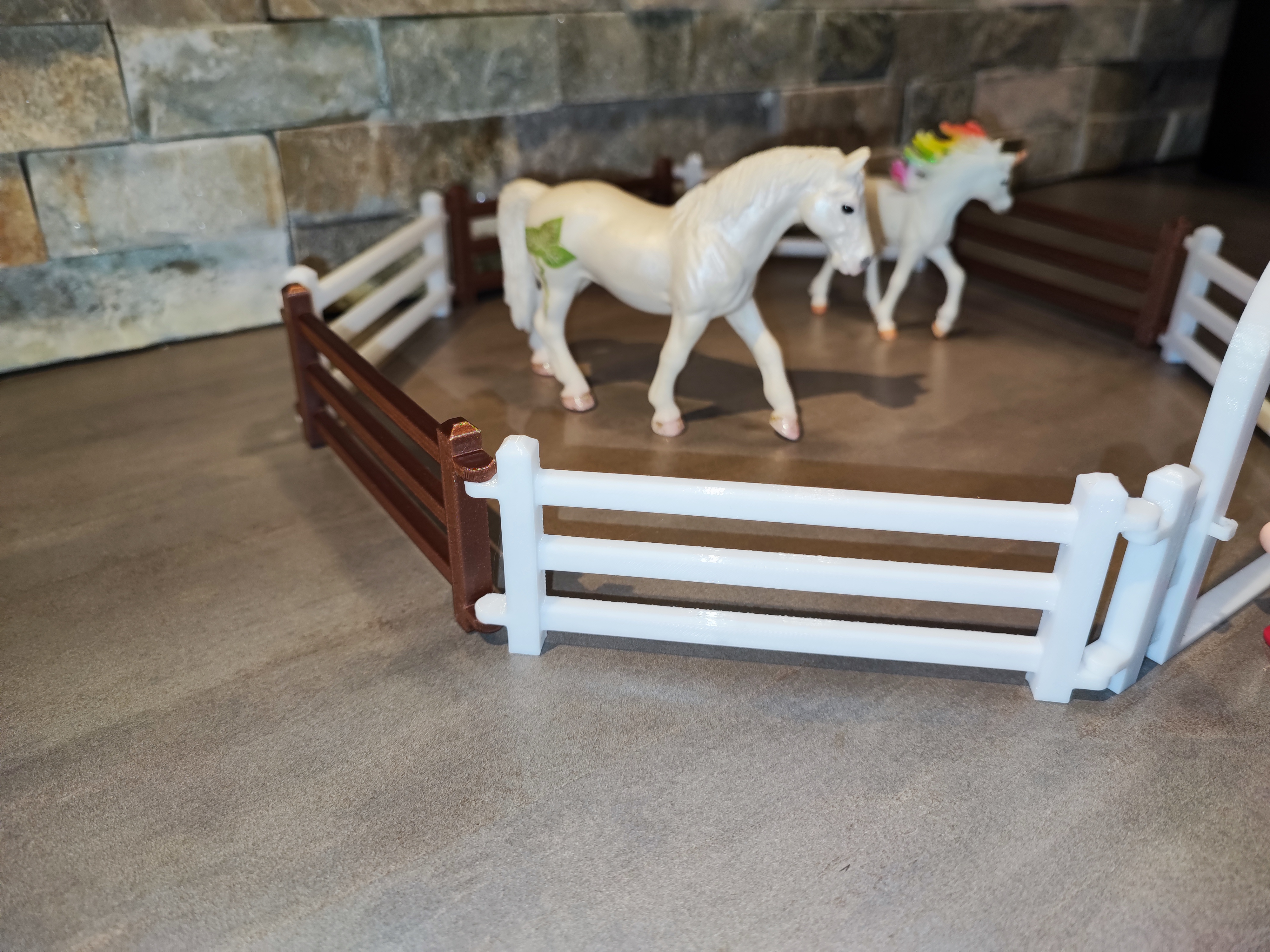 Hàng rào ngựa Playmobil / cổng và hàng rào