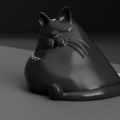 Mèo Mập Ú Đang Ngủ