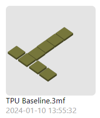 K1 Max 0.8 Hồ sơ TPU của vòi phun (Máy cắt Orca)