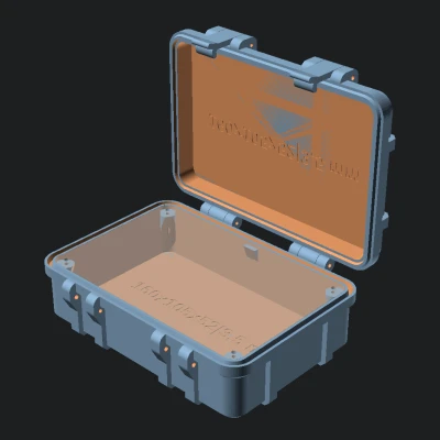 Hộp chống sốc tùy chỉnh thông số bằng OpenSCAD