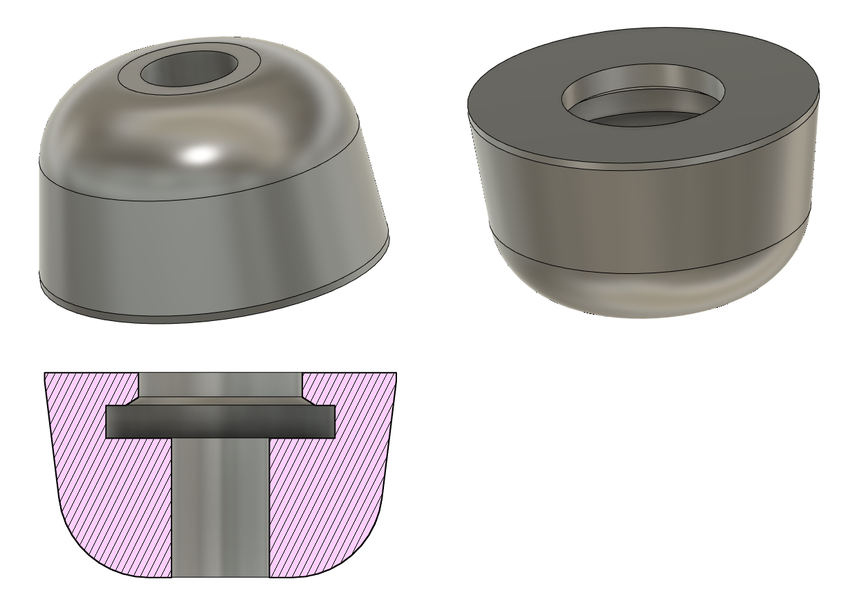 Chặn Cửa Sau Octavia 2 Combi - Mẫu In 3D Thay Thế