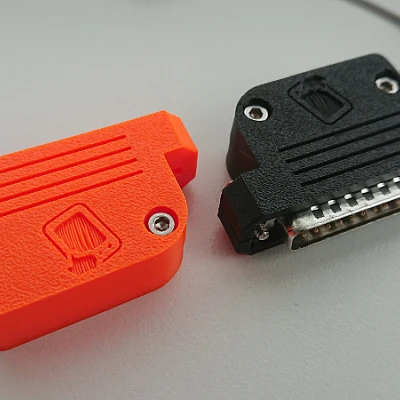 Vỏ đầu nối D-sub góc cạnh 90 °