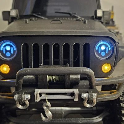 Đèn LED Trước Sau Cho Xe Jeep Wrangler RC 3DSets (Rancher)