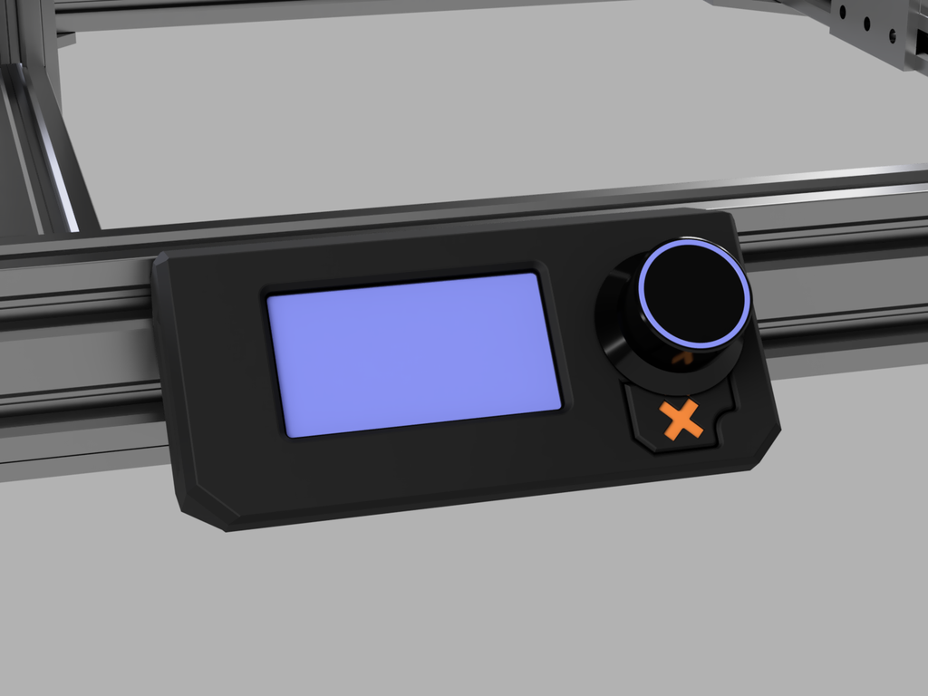 Vỏ Màn hình LCD Mini 12864 cho Thanh nhôm 2020 V-Slot