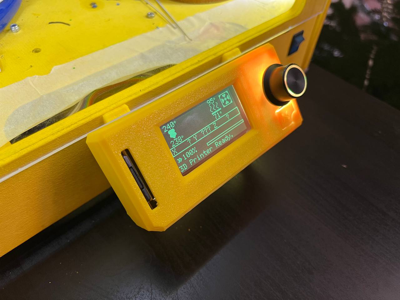 Vỏ Case Màn Hình LCD MKS MINI12864 v3 Có Khe Cắm Thẻ SD Mặt Trước