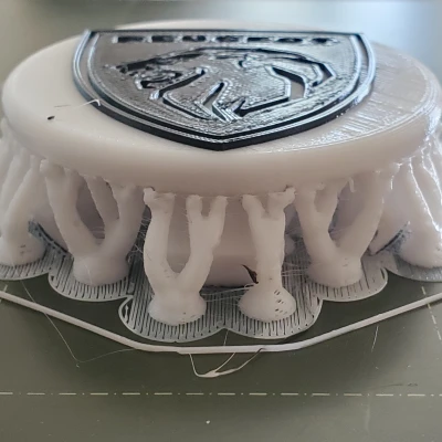 Nắp chụp mâm xe Peugeot 2021 Logo Nhôm