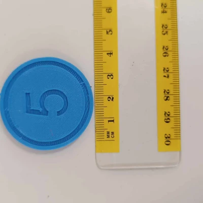 Chips (tiền xu, tiền giấy) 1-500 - Chip và tiền giấy