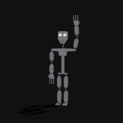 Mô Hình FNAF Endoskeleton Nhỏ Xinh